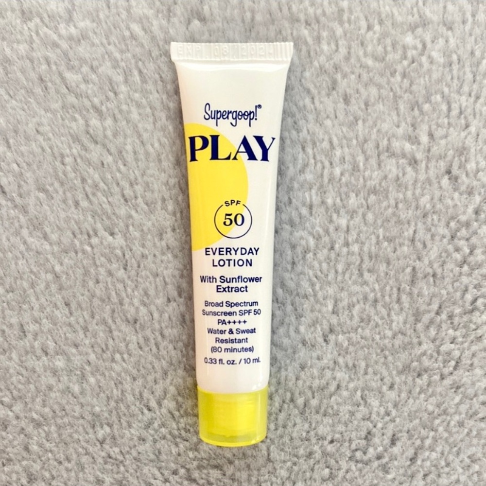5/$25 🎆 NEW Supergoop! Play Everyday Lotion SPF 50 0.33 oz